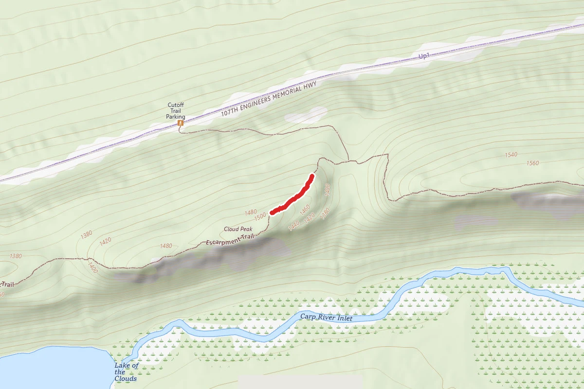 Porcupine Mountains State Park - Escarpment Trail