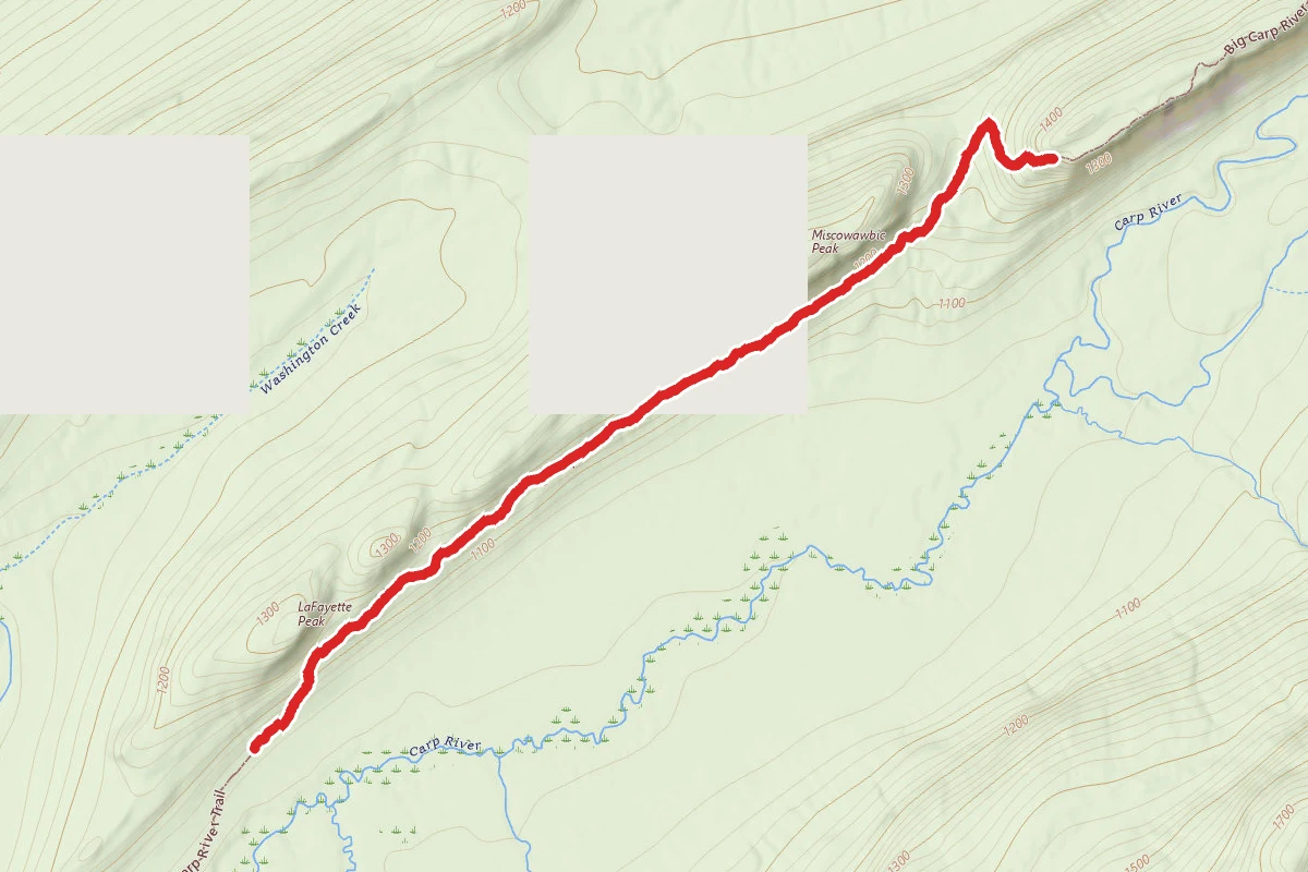 Porcupine Mountains State Park - Big Carp River Trail