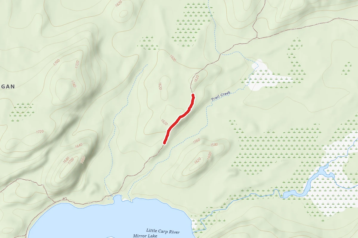 Porcupine Mountains State Park - North Mirror Lake Trail