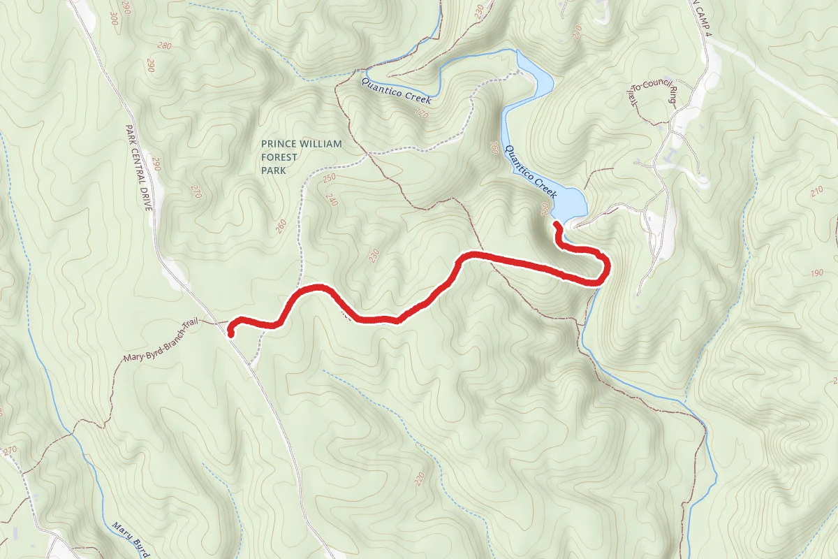 Quantico Falls Trail