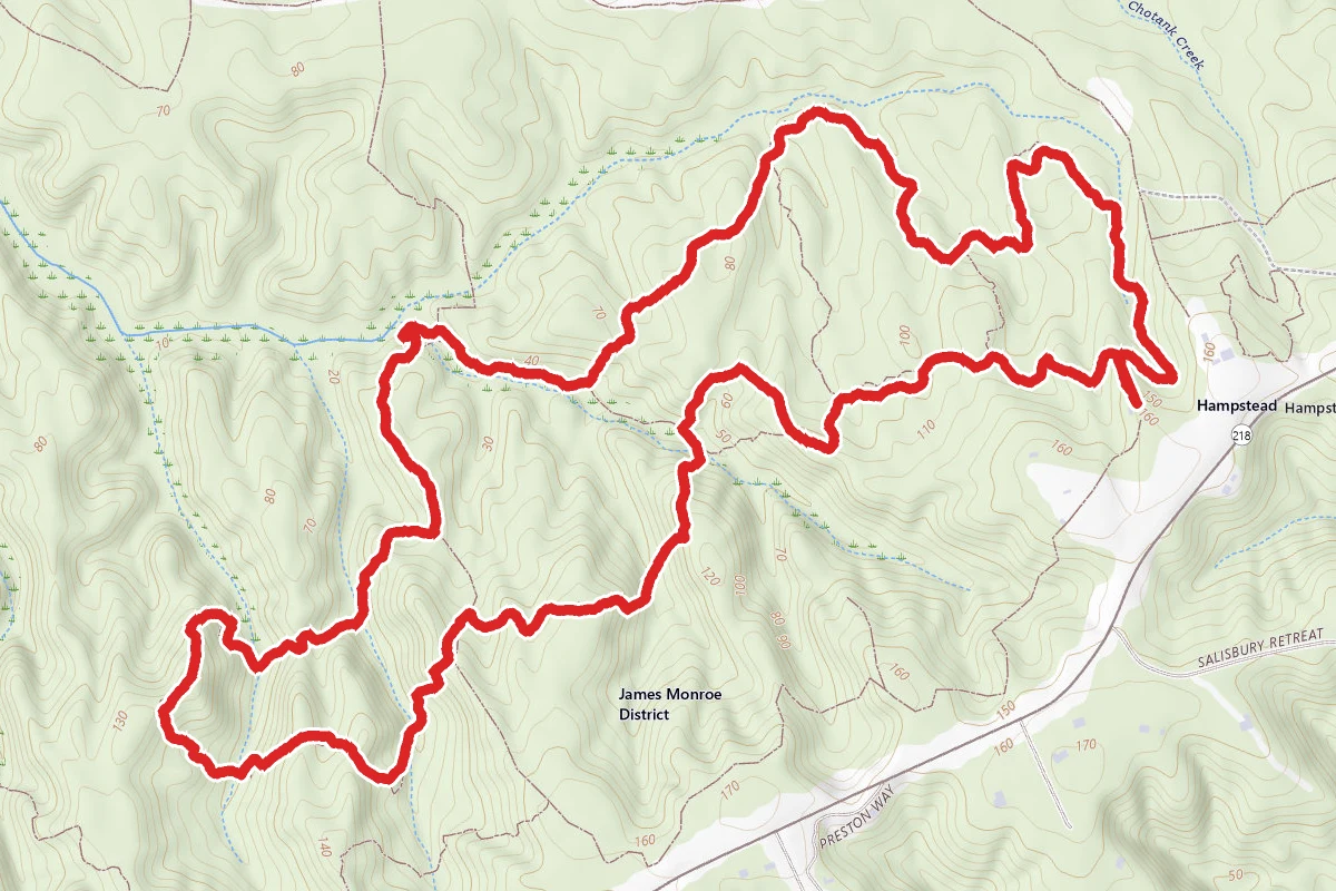 Caledon State Park and Natural Area Trails