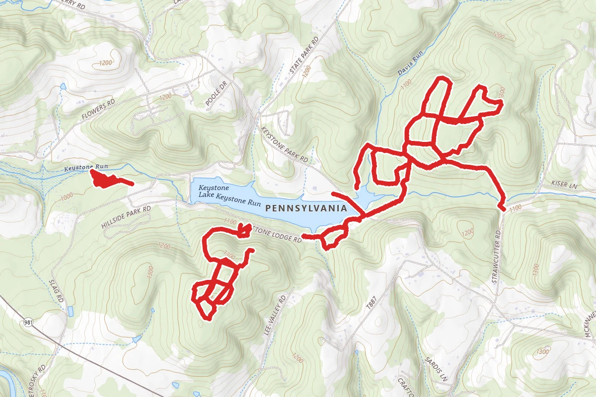 Keystone State Park Trails