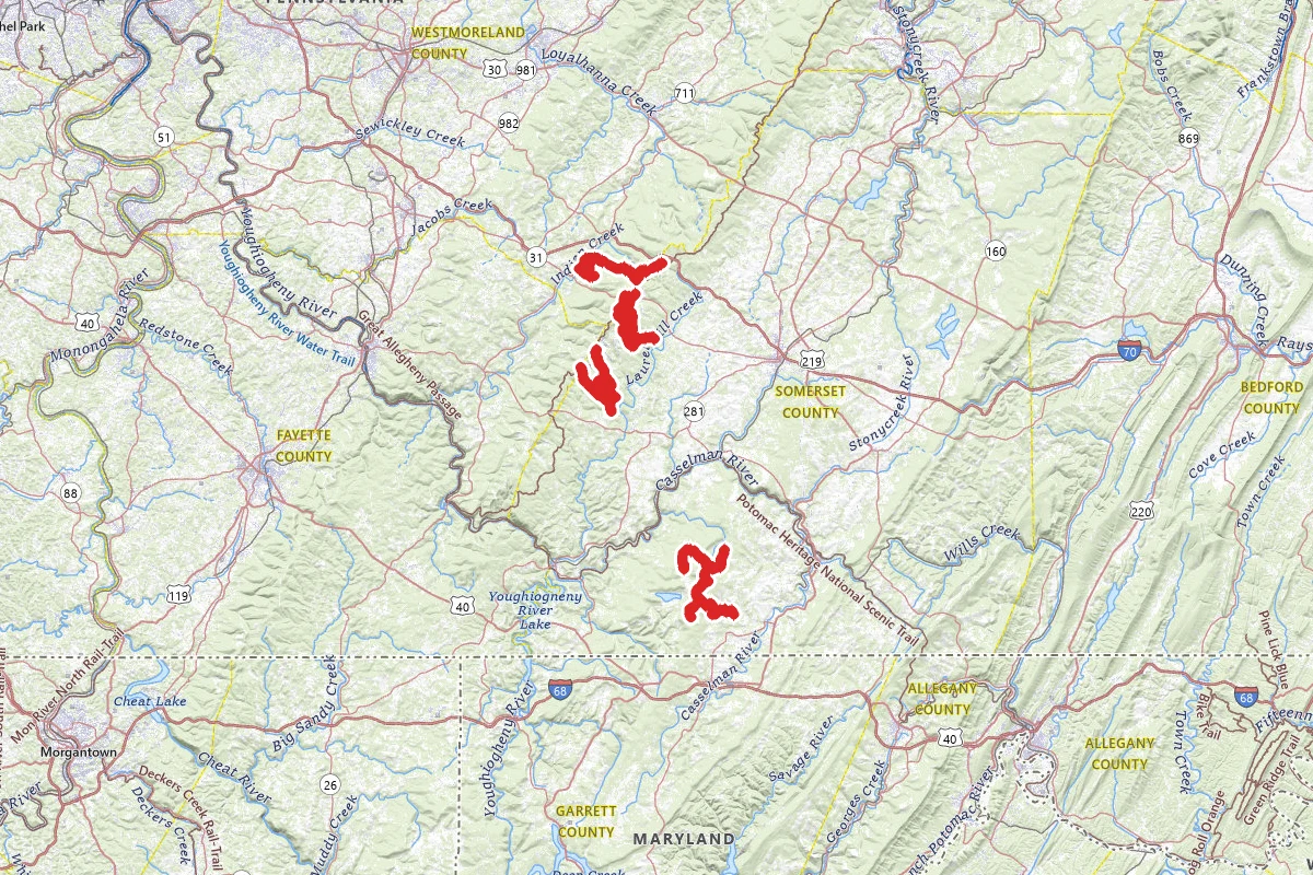 Laurel Highlands Snowmobile Trail (Southern)