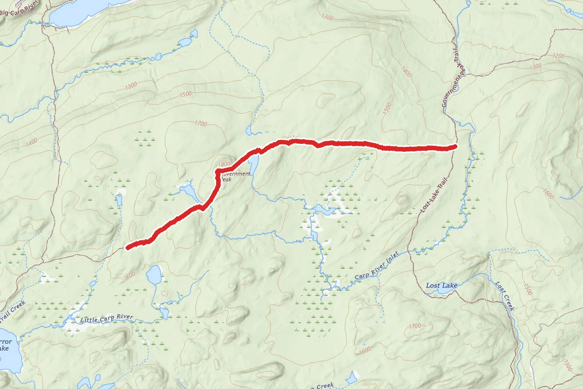 Porcupine Mountains State Park - Government Peak Trail