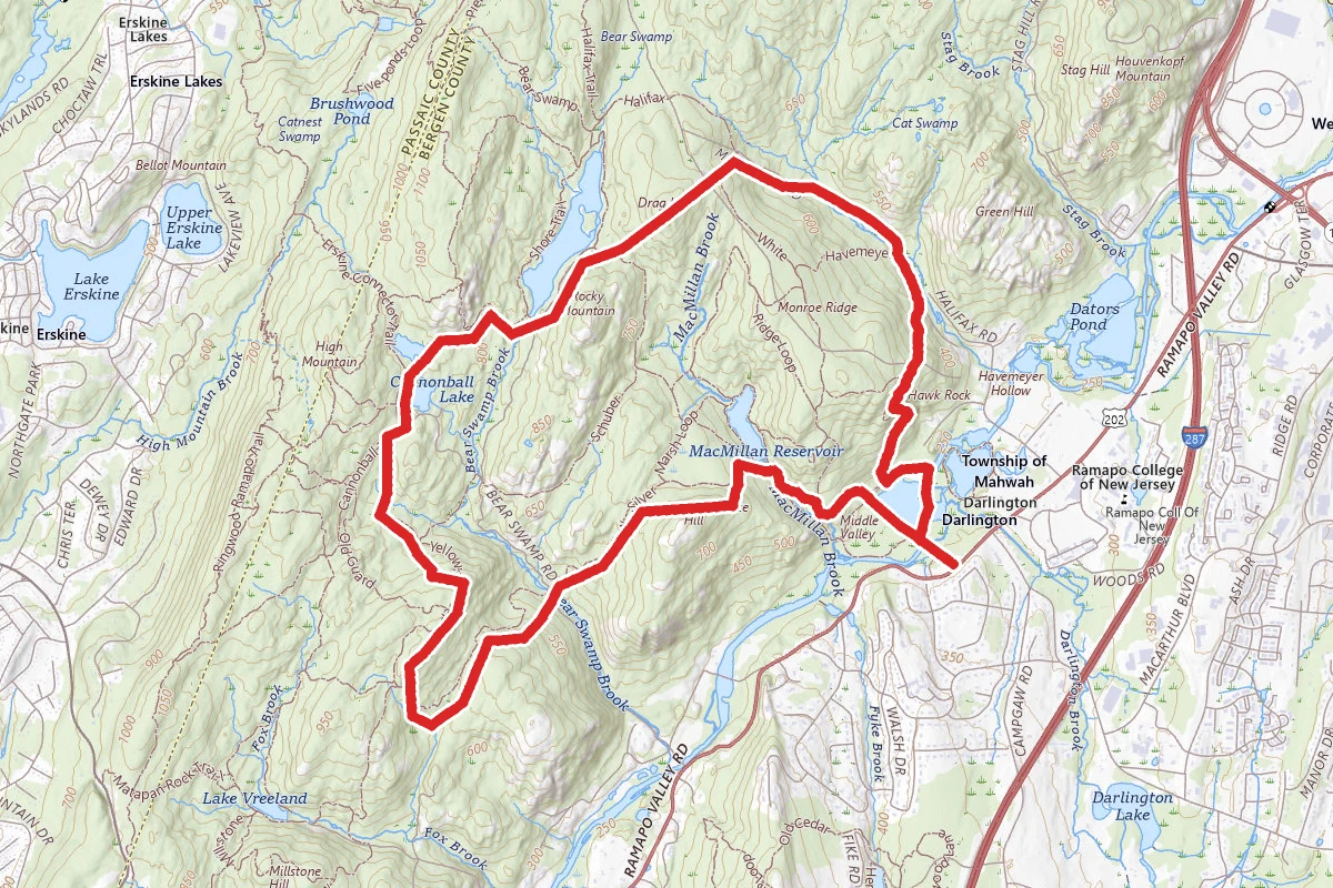 Ramapo Schuber and Ridge Loop Trail