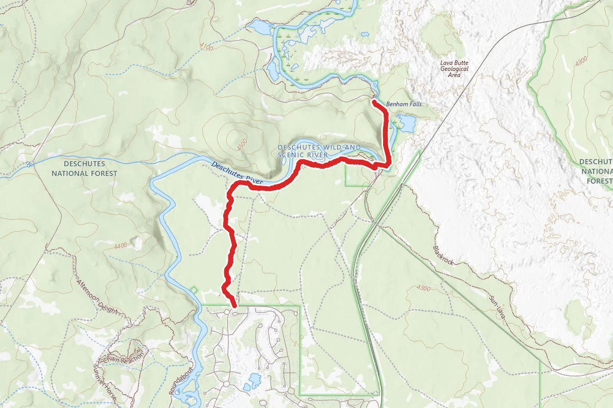 Benham Falls from Sunriver