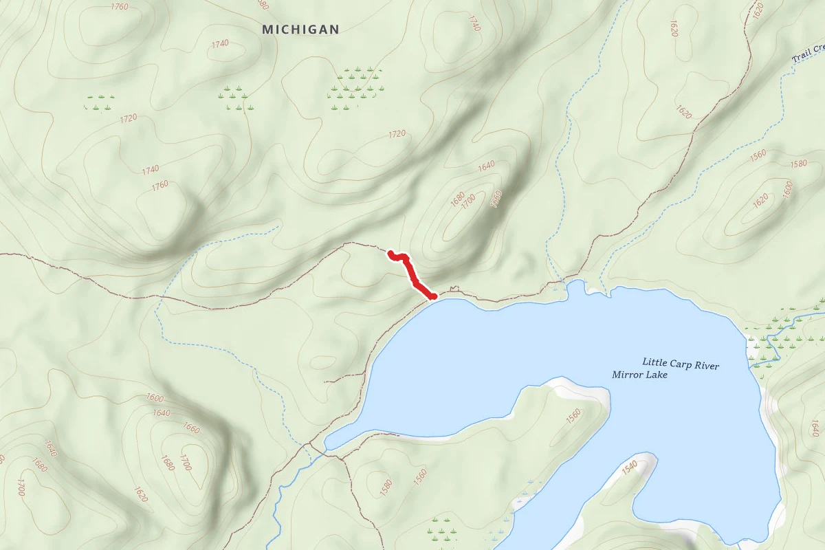 Porcupine Mountains State Park - Correction Line Trail