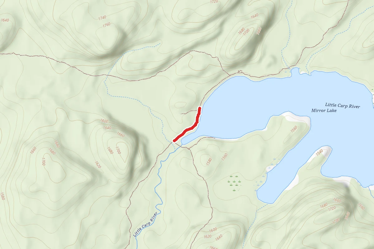 Porcupine Mountains State Park - North Mirror Lake Trail