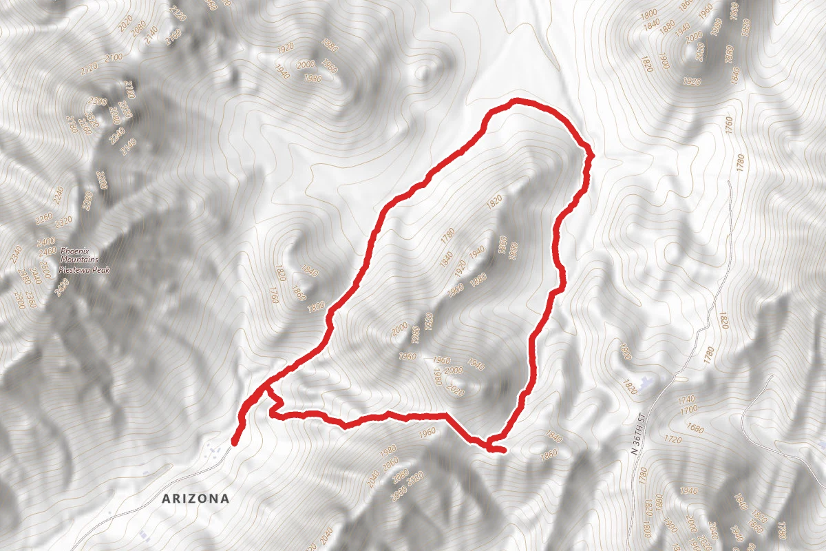 Quartz Ridge Trail 8A and L.V. Yates Trail 8