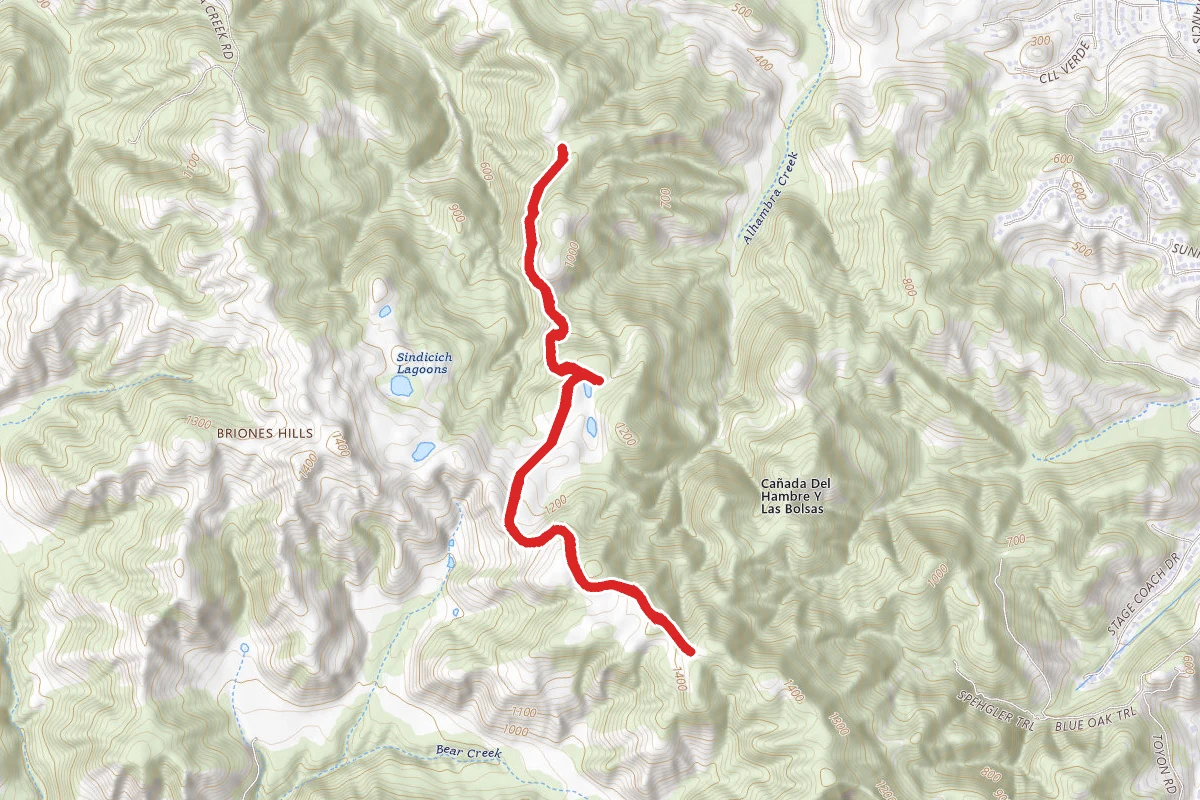 Briones Peak via Old Briones Road