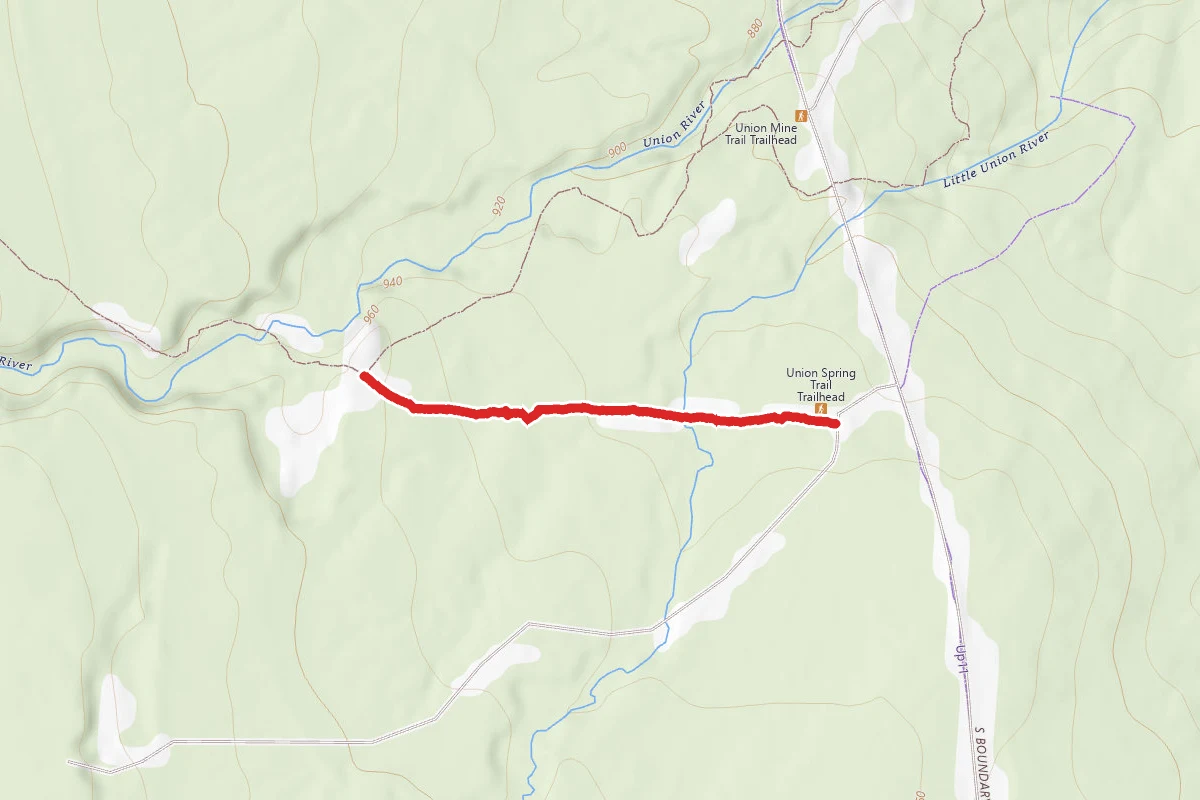Porcupine Mountains State Park - Union Spring Trail