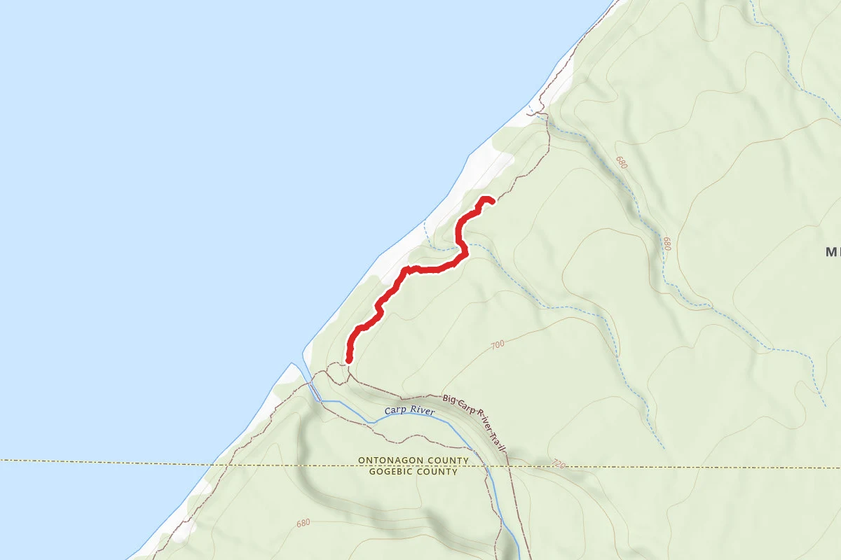 Porcupine Mountains State Park - Lake Superior Trail
