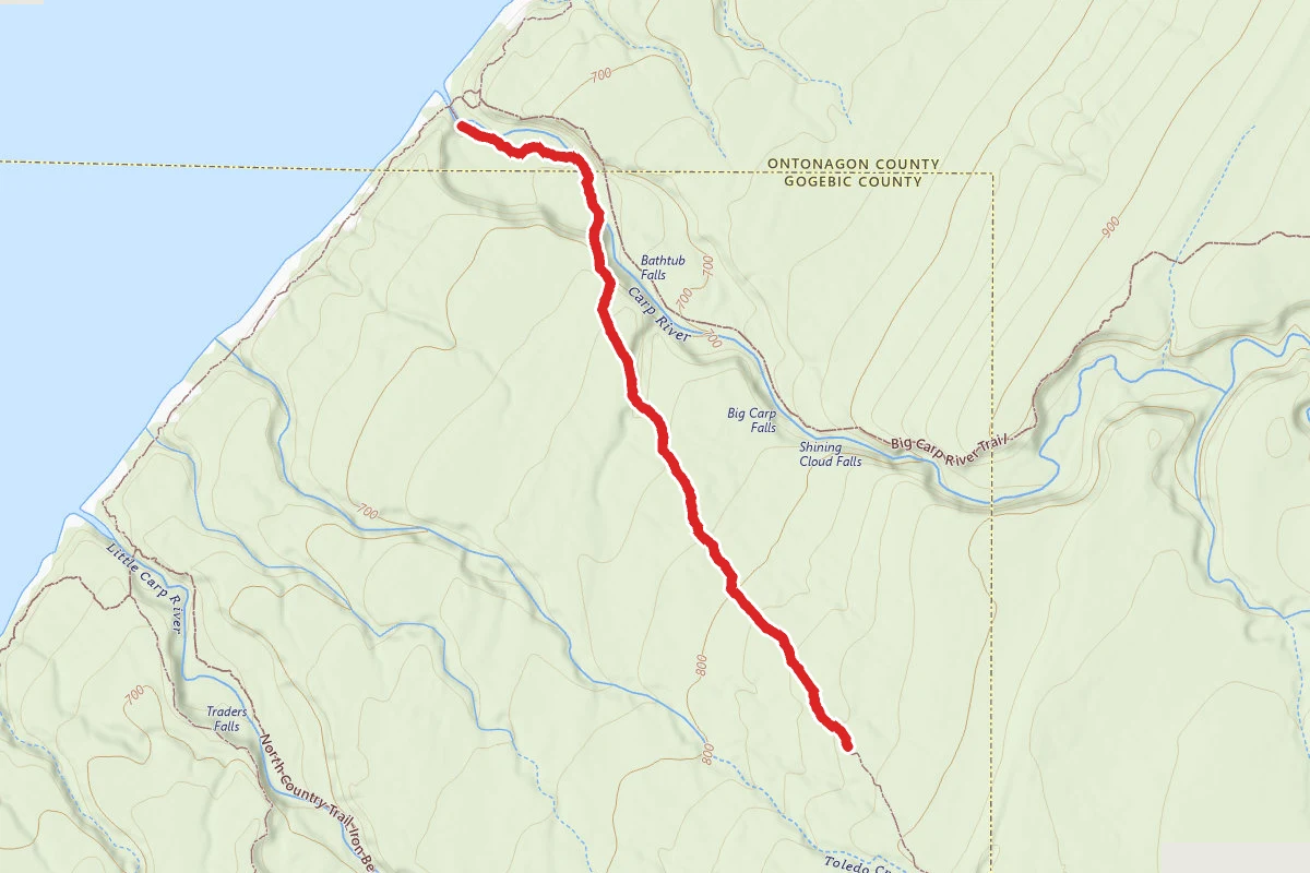 Porcupine Mountains State Park - Cross Trail