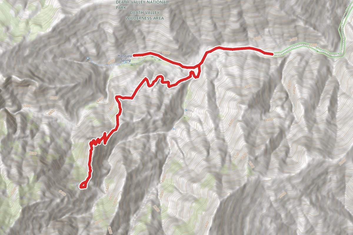 Hanaupah Canyon