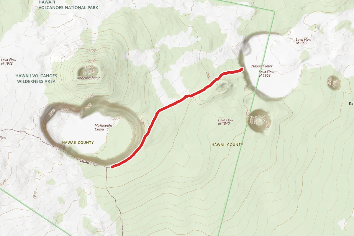 Nāpau Crater Trail