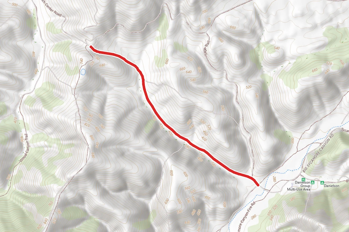 Ranch Center Fire Road