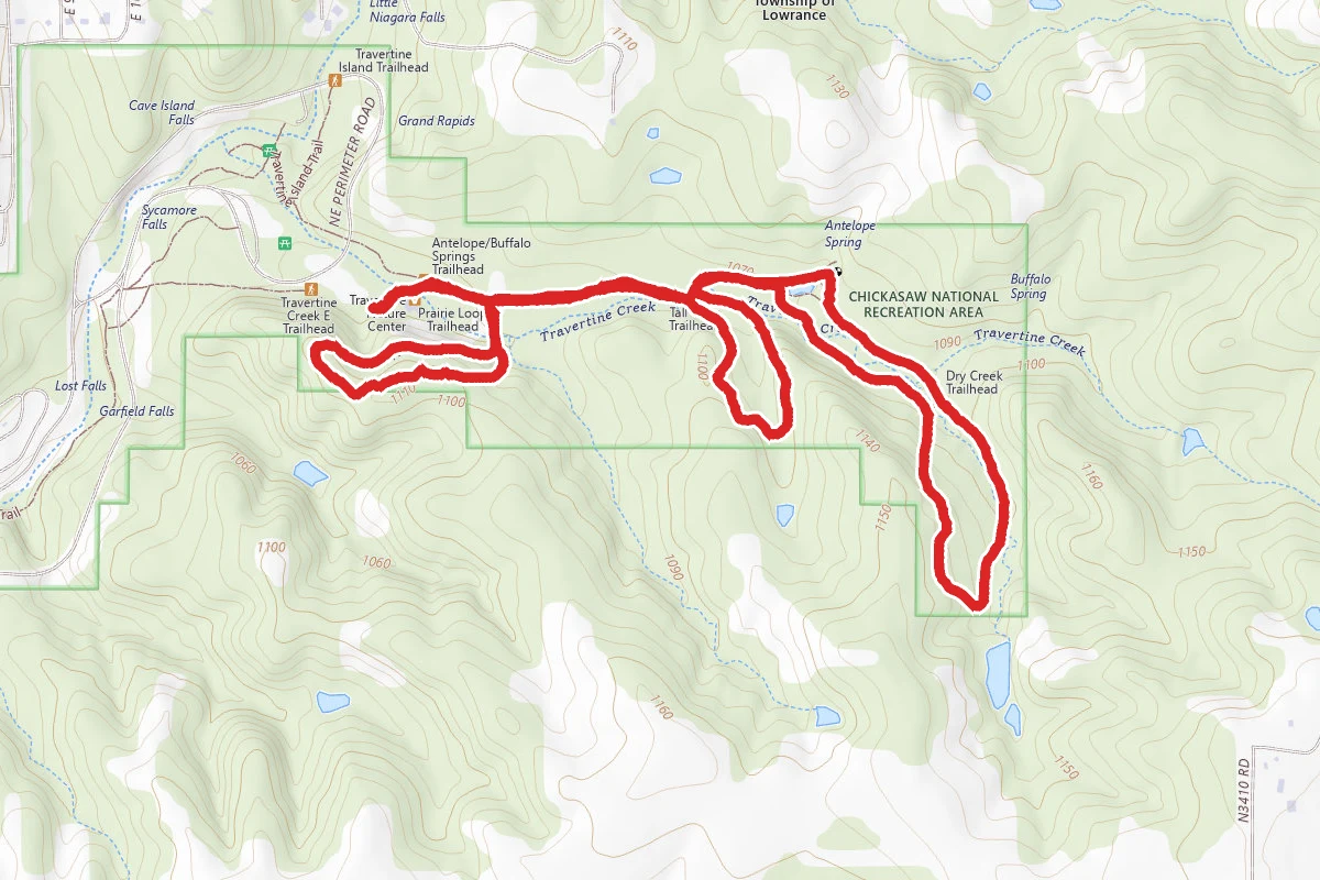 Buffalo and Antelope Springs Trail