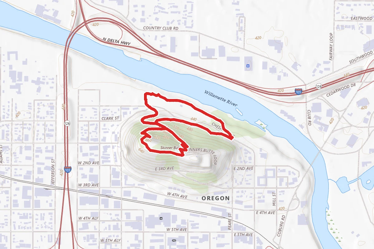 Skinner Butte and South Bank Loop