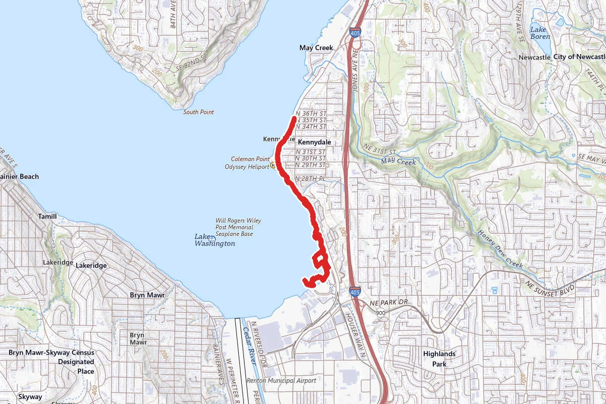 Coulon Beach Park Trails