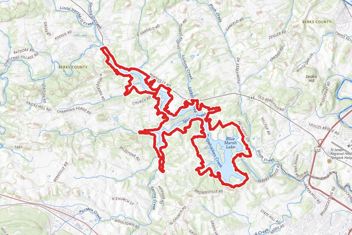 Blue Marsh Lake Trails