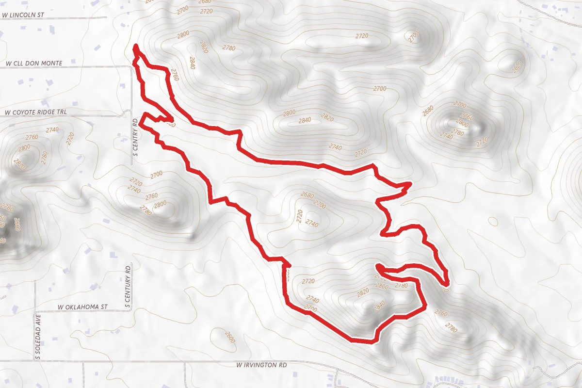 Bittersweet, Camaro, and Sunset Pass Trails Loop