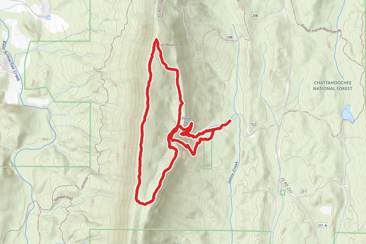 Johns Mountain and Pinhoti Loop