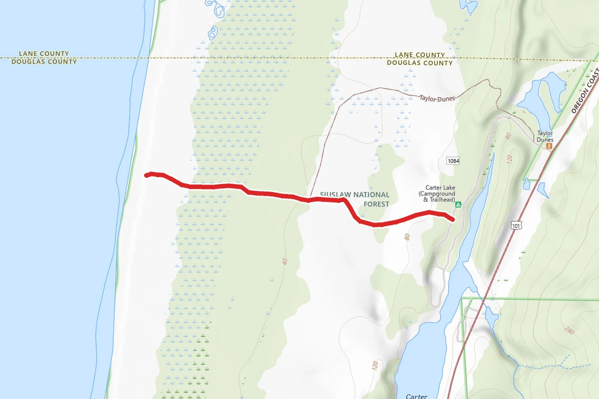 Carter Dunes Trail