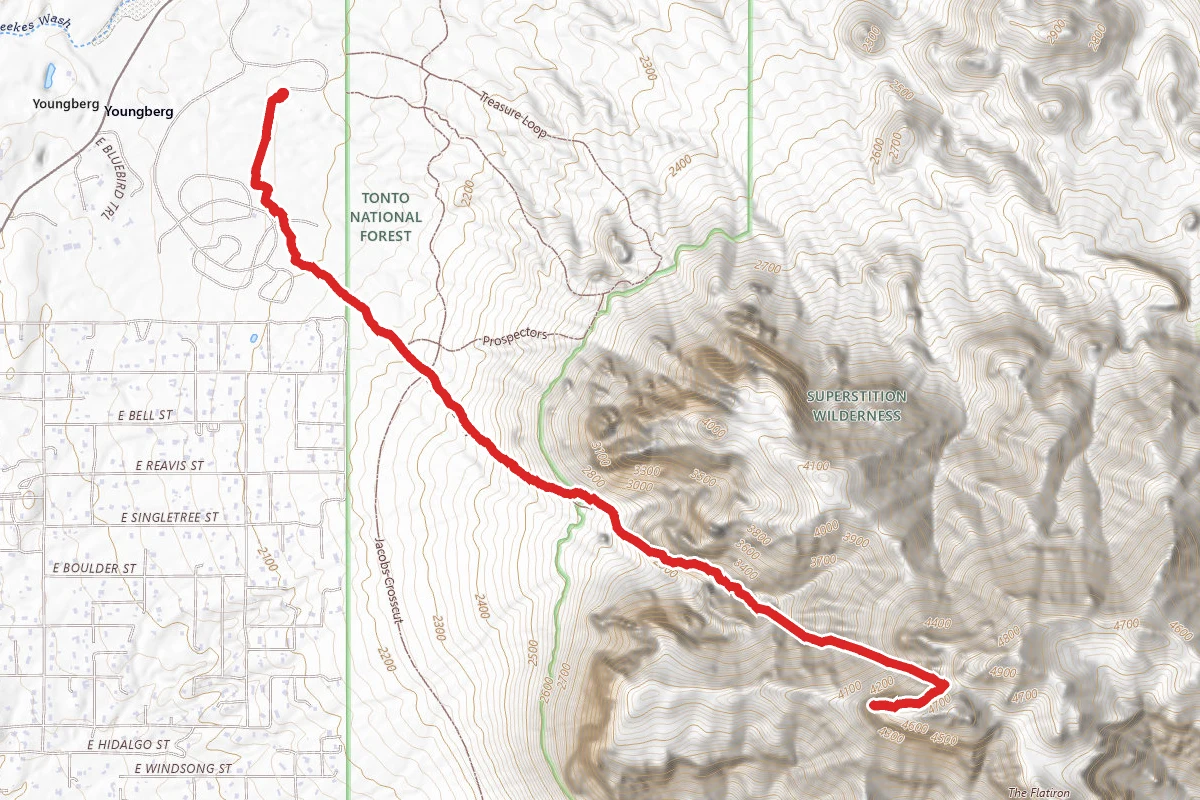 Flatiron via Siphon Draw Trail