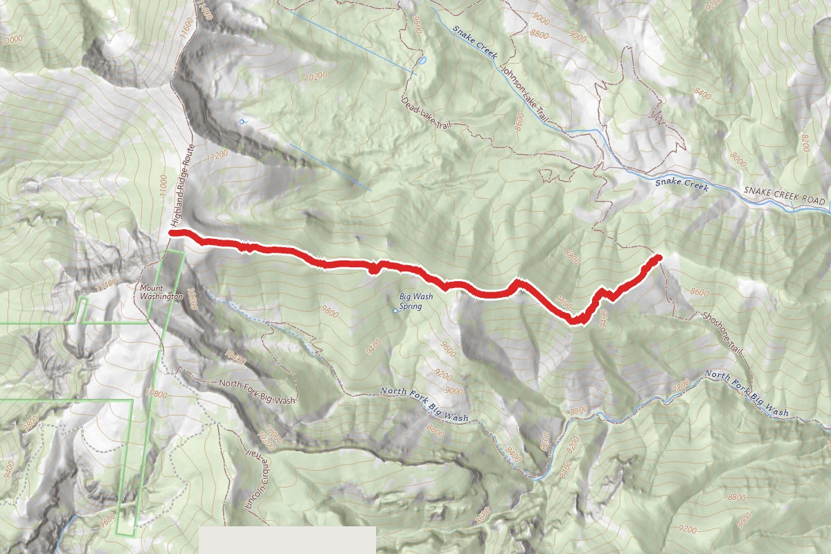 Snake Divide Trail
