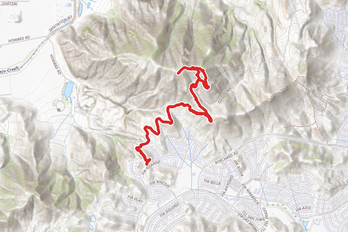Conejo Mountain via Powerline Trail