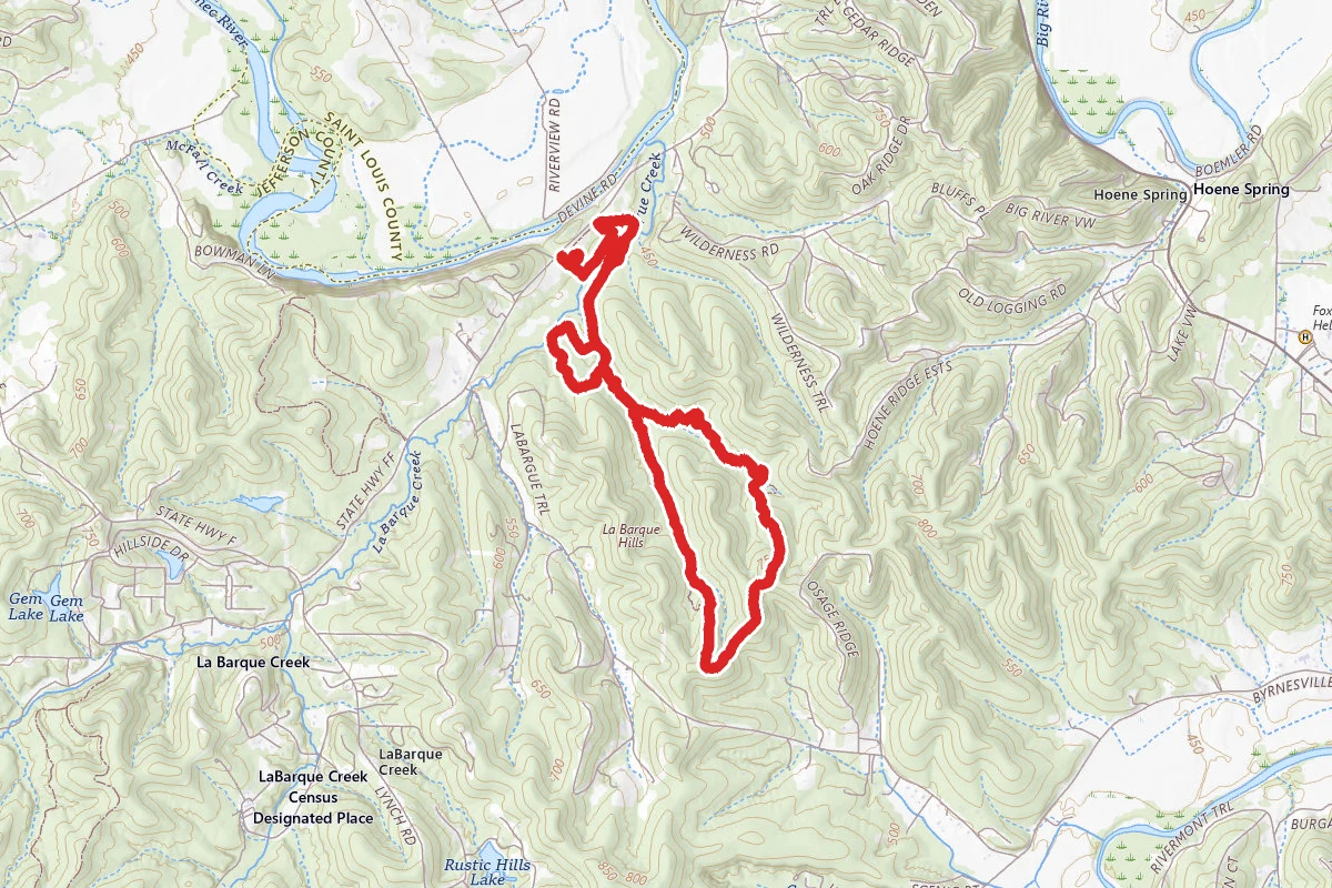 LaBarque Hills Trail