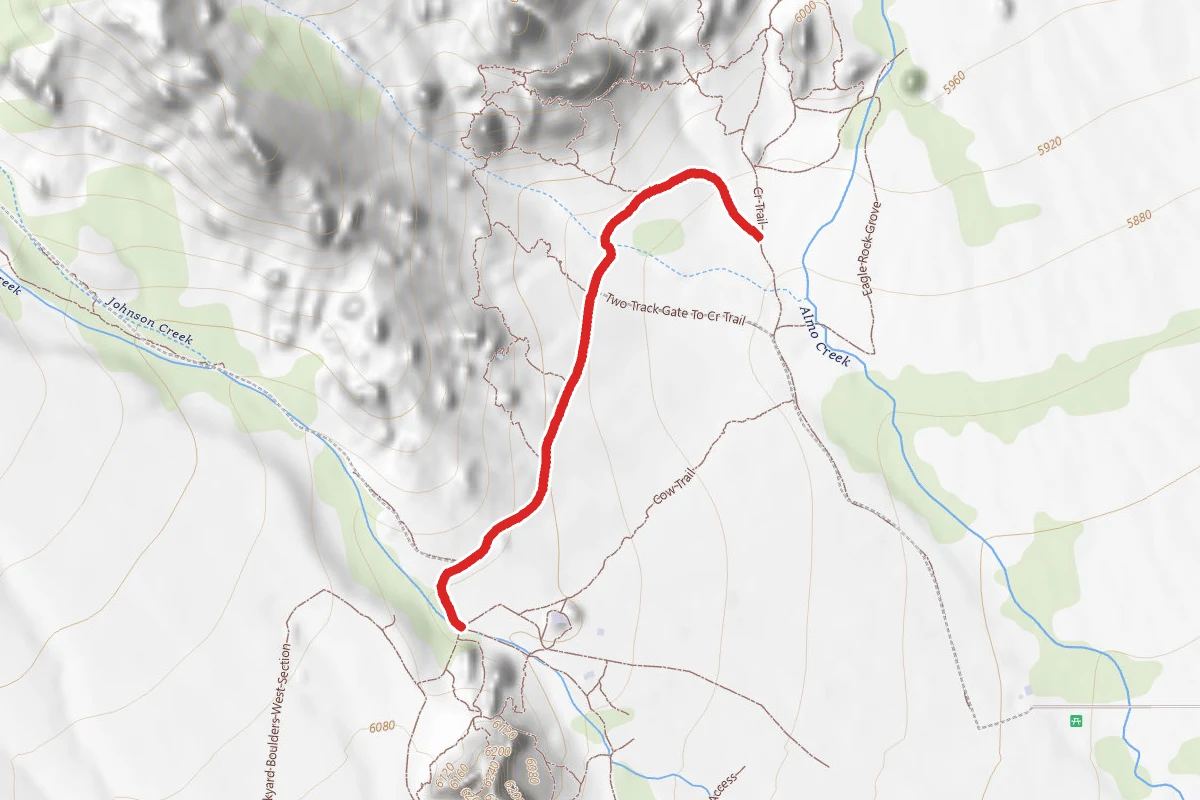 Ranch road trail