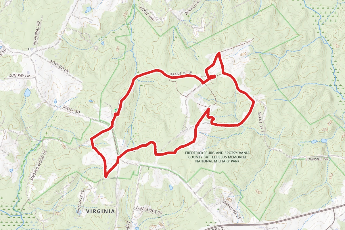 Spotsylvania Court House Battlefield Trails Loop
