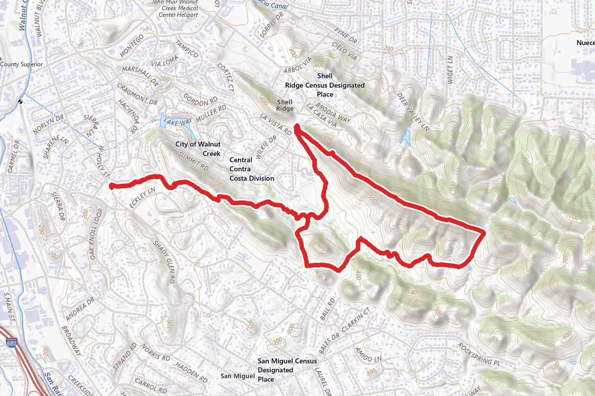 Kovar Trail to Ridge Top Trail Loop