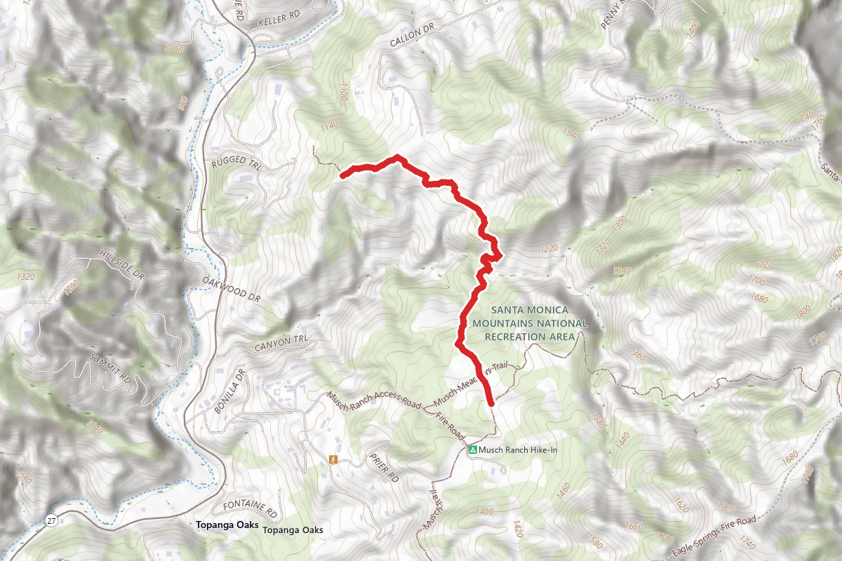 Topanga Community House Trail