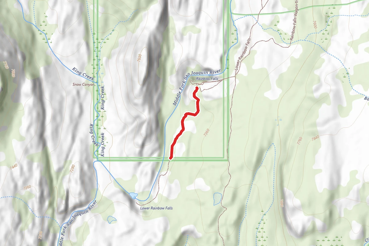 Lower Rainbow Falls Trail