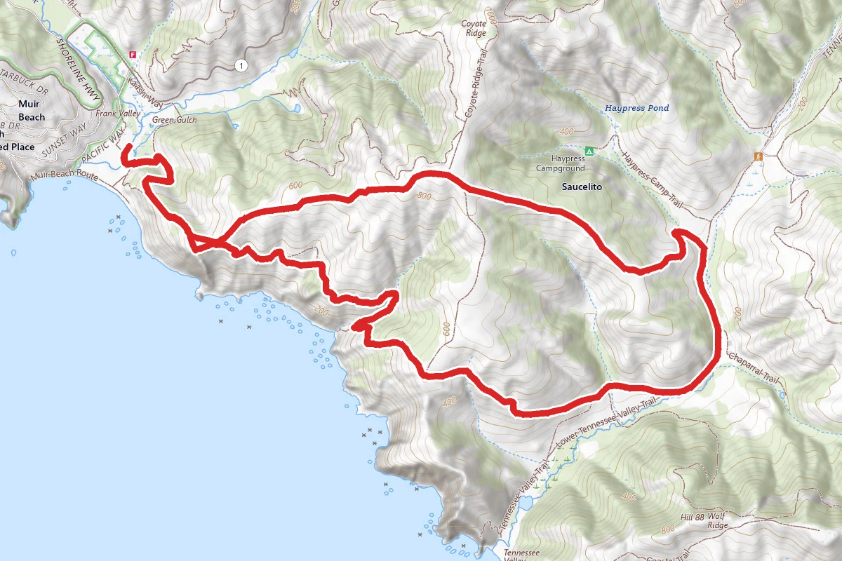 Coastal and Fox Trails Loop