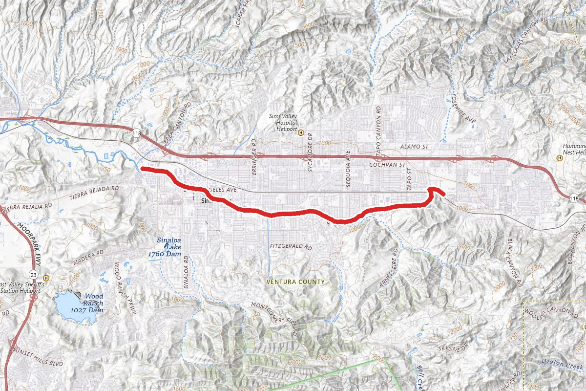 Arroyo Simi Bikeway