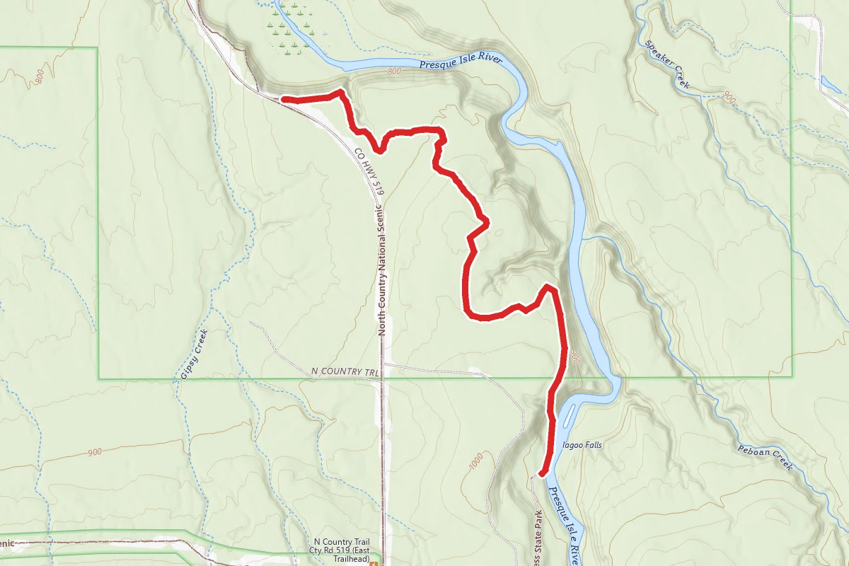 Porcupine Mountains State Park - West River Trail_North Country Trail_Iron Belle Trail