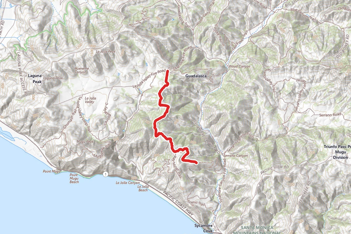 Overlook Fire Road