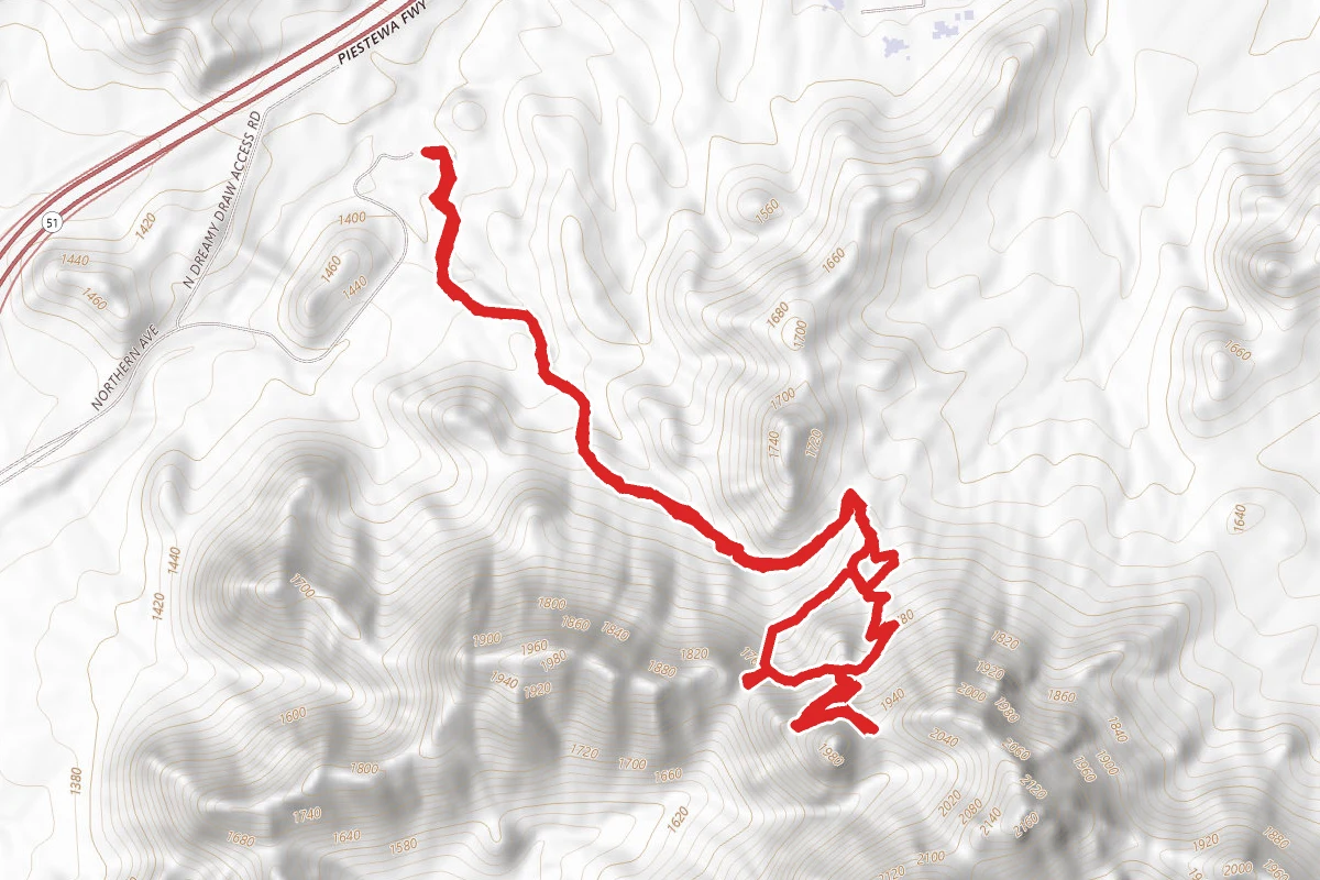 Charles M. Christiansen Trail to Voaz Loop