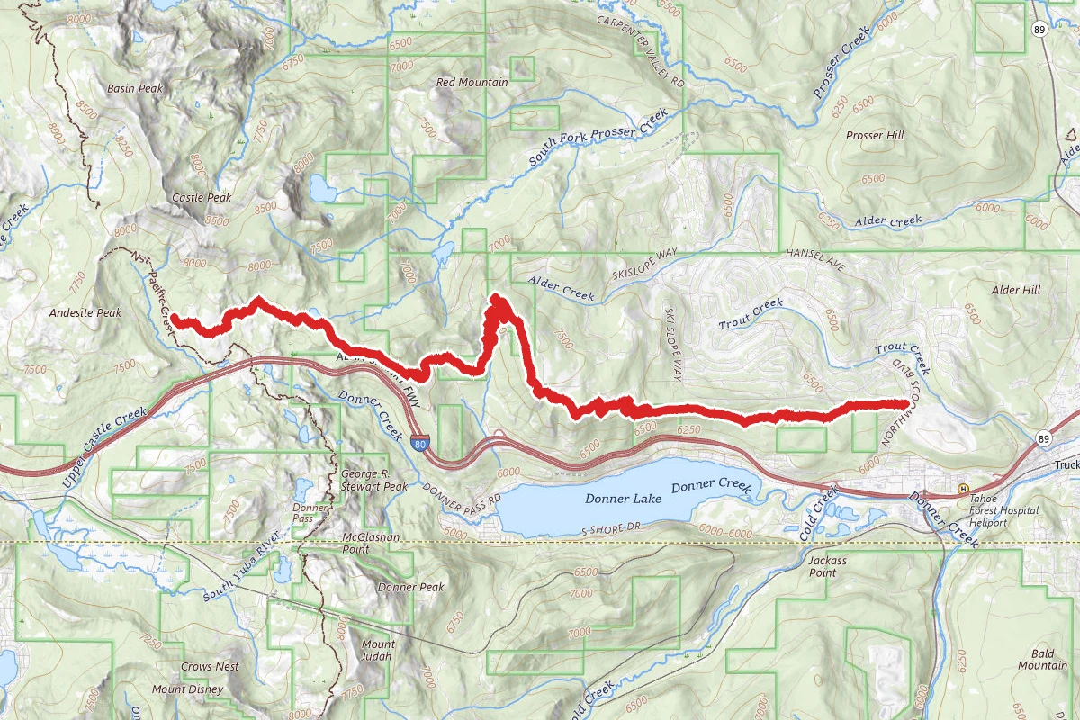 Donner Lake Rim Trail
