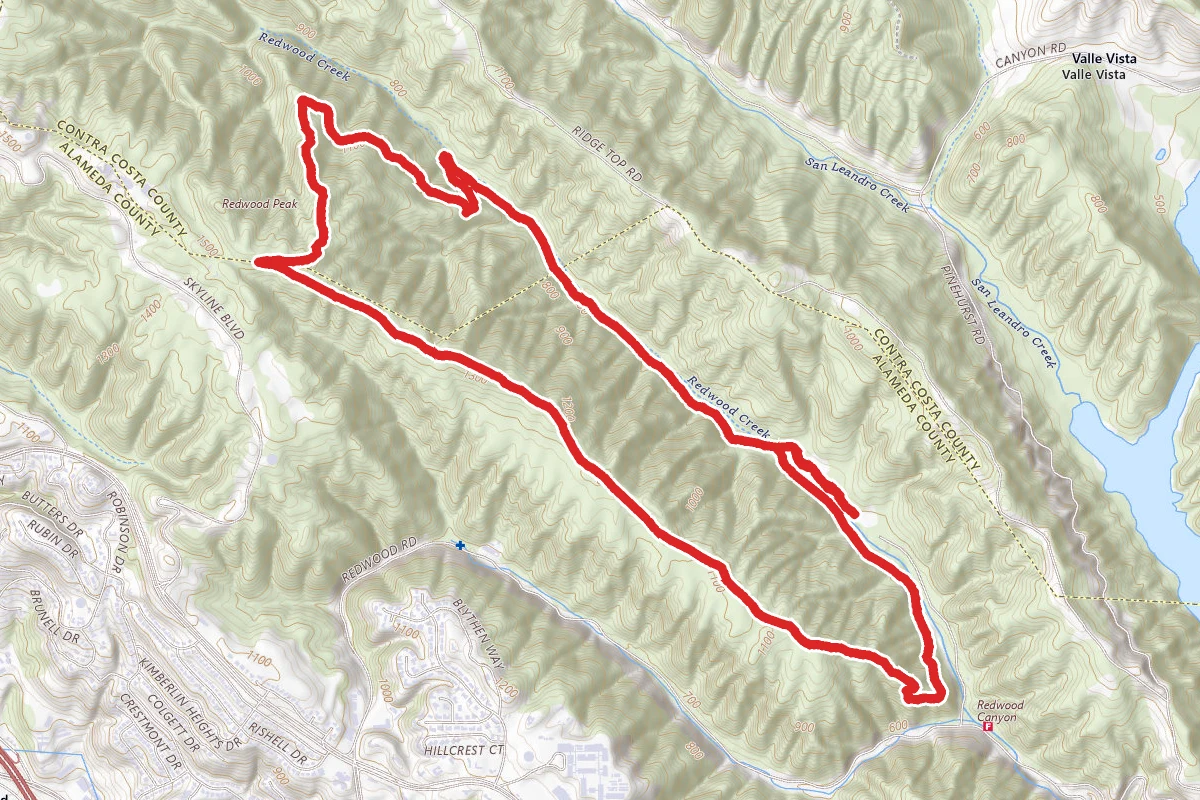 Stream and West Ridge Trail Loop