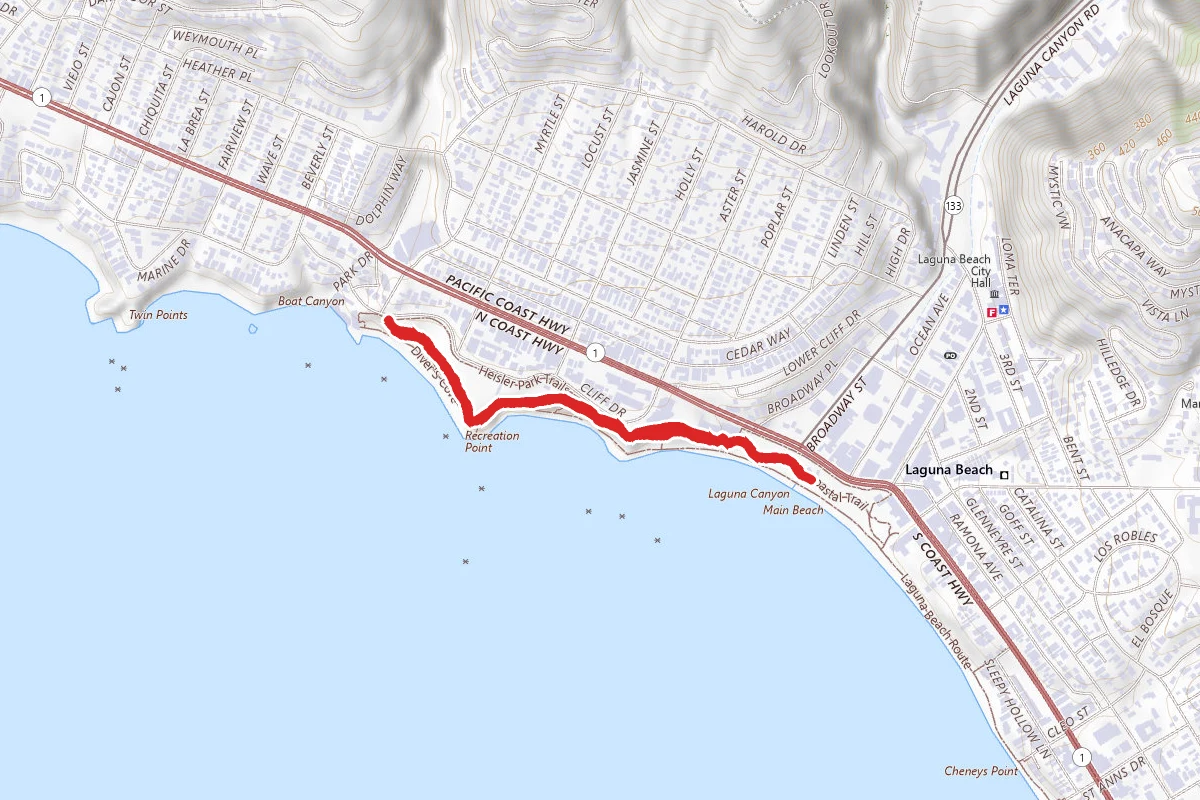 Laguna Beach and Bluffs