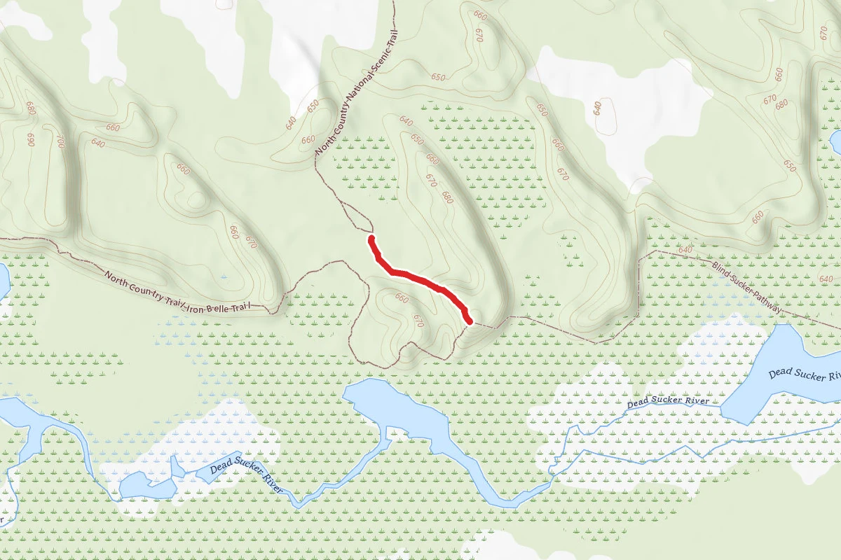 North Country Trail_Iron Belle Trail_Blind Sucker Pathway