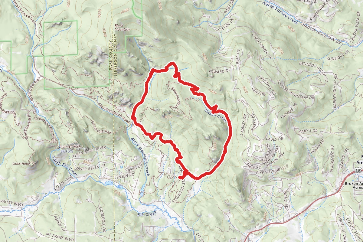 Mason Creek and Staunton Ranch Trail Loop