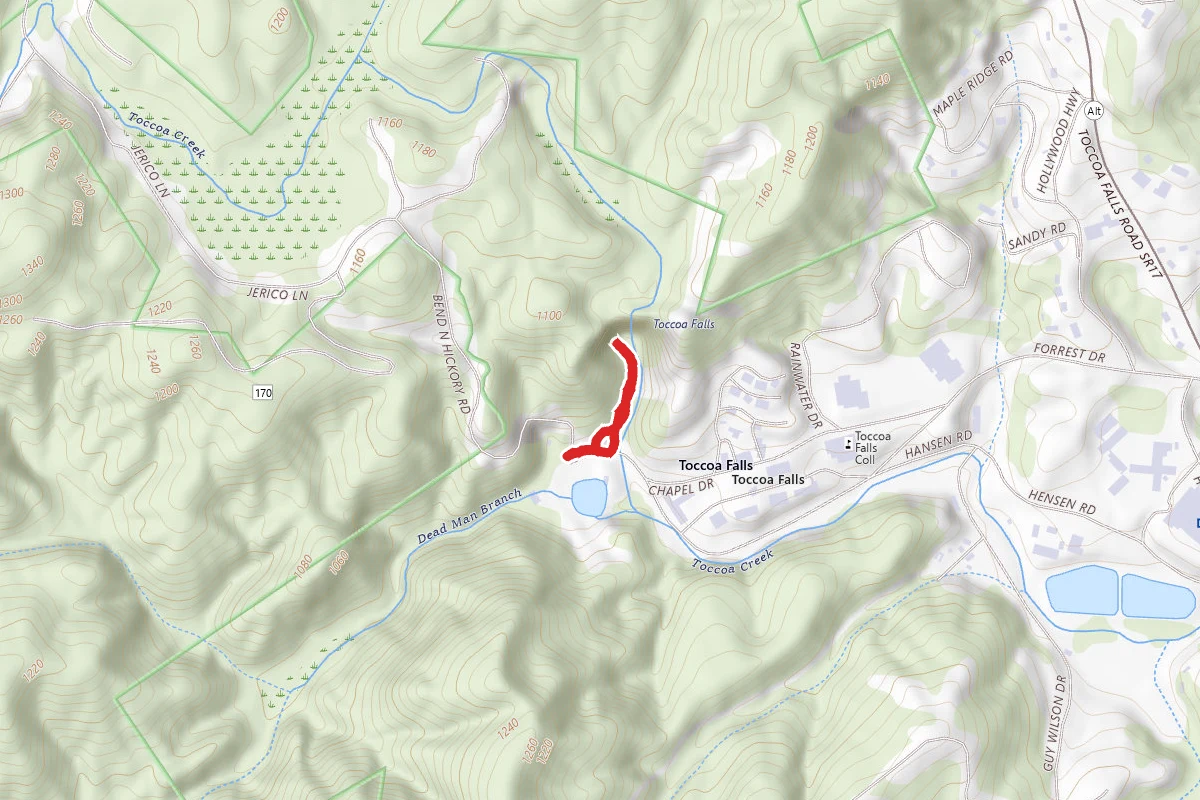Toccoa Falls Trail