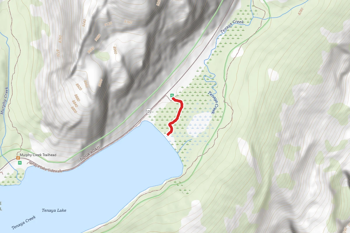 Tenaya Beach Trail