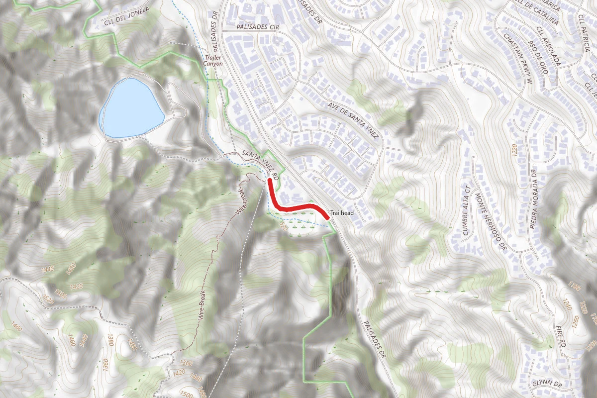 Santa Ynez Reservoir Trail