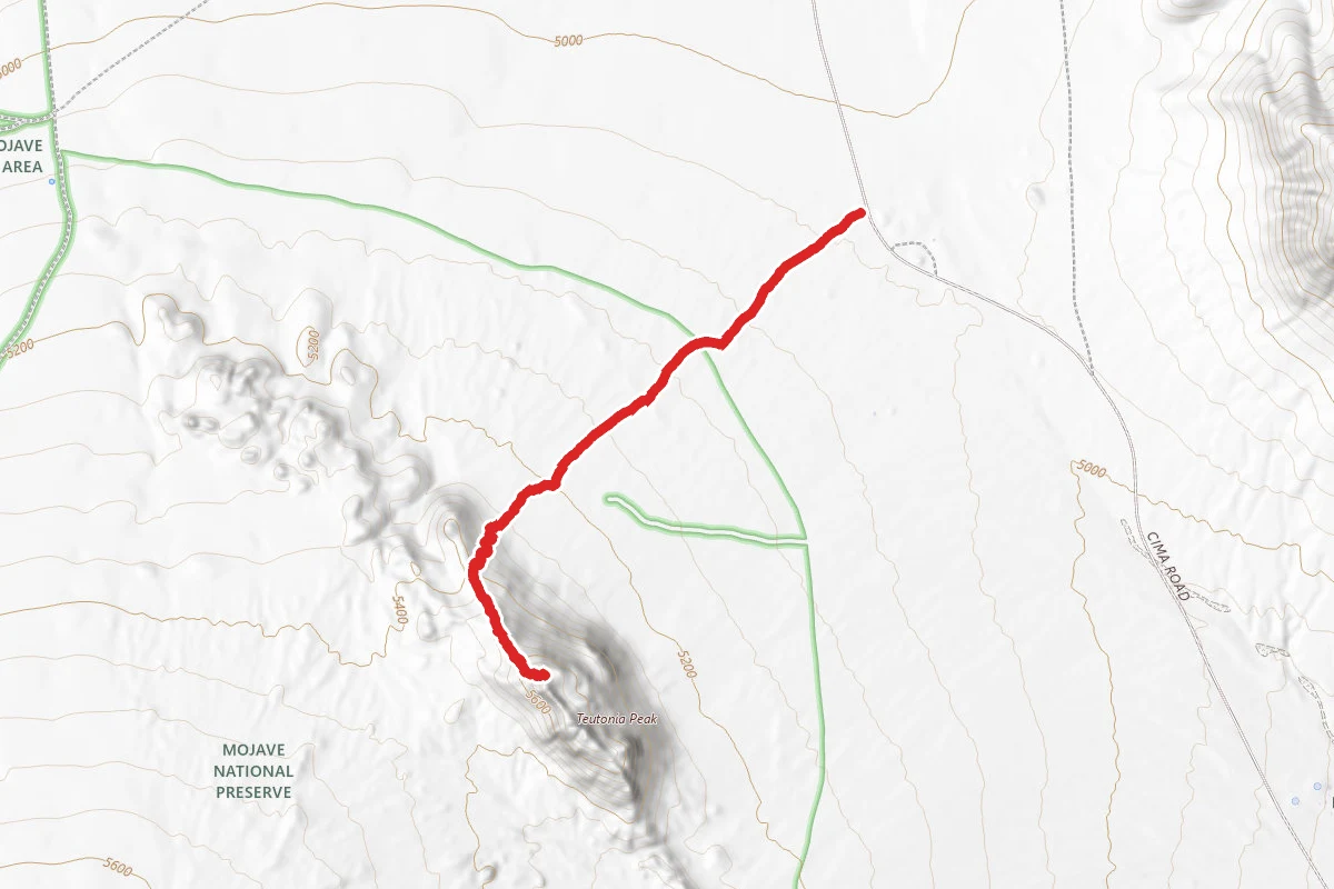 Teutonia Peak Trail